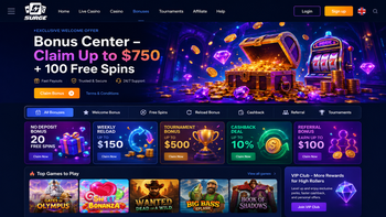 surge casino Gameplay
