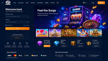 surge casino Gameplay